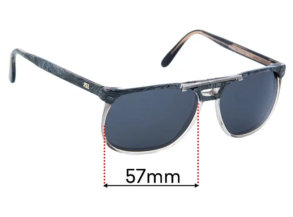 Sunglass Fix Ersatzgläser für Yves Saint Laurent Adonis - 57mm Wide Sunglass Fix Ersatzgläser für Yves Saint Laurent Adonis - 57mm Wide