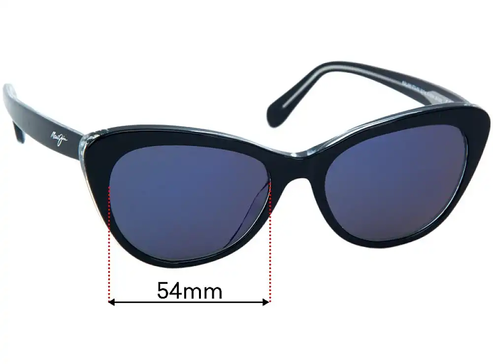 Sunglass Fix Ersatzgläser für Maui Jim MJ818 Kalani - 54mm Wide Sunglass Fix Ersatzgläser für Maui Jim MJ818 Kalani - 54mm Wide