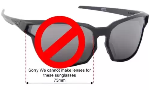 Sunglass Fix Ersatzgläser für Oakley Kasst OO9227 - 73mm Wide Oakley Kasst OO9227 Ersatzlinsen 73mm wide