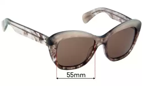 Sunglass Fix Ersatzgläser für Oliver Peoples Emmy OV5272S - 55mm Wide Oliver Peoples Emmy OV5272S Ersatzlinsen 55mm wide