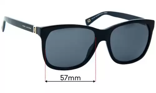 Marc By Marc Jacobs Sun Rx 10 Replacement Lenses - 57mm Marc By Marc Jacobs Sun Rx 10 Replacement Lenses - 57mm