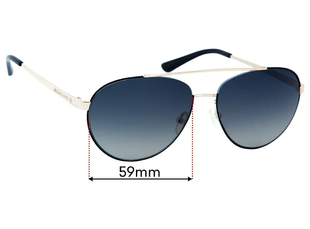 Michael Kors MK1071 Aventura Replacement Lenses - 59mm Michael Kors MK1071 Aventura Replacement Lenses - 59mm