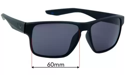 Sunglass Fix Ersatzgläser für Nike Essential Venture EV1002 - 60mm Wide Nike Essential Venture EV1002 Ersatzlinsen 60mm wide