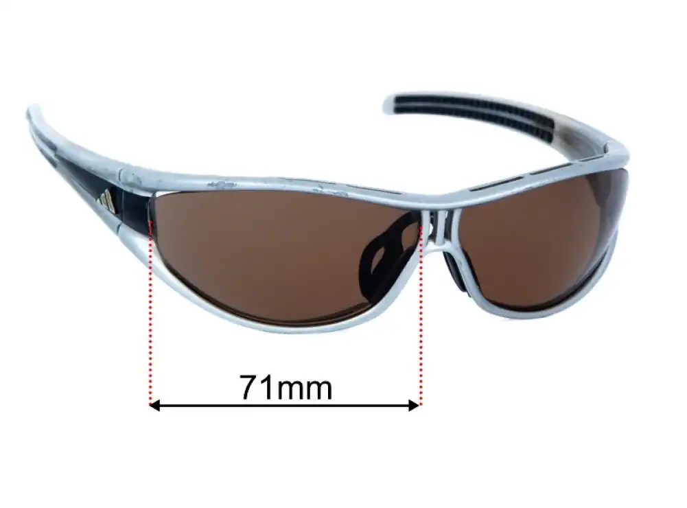 Sunglass Fix Ersatzgläser für Adidas A126 Evil Eye Pro L - 71mm Wide Sunglass Fix Ersatzgläser für Adidas A126 Evil Eye Pro L - 71mm Wide