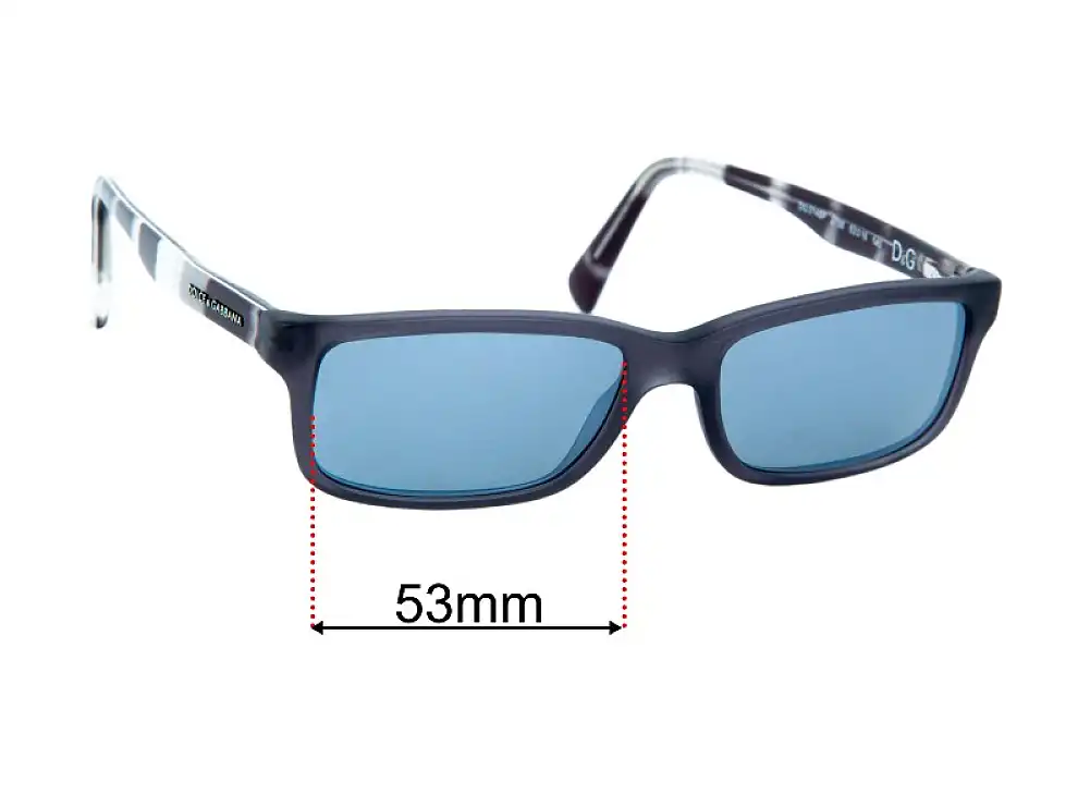 Dolce & Gabbana DG3148P Replacement Lenses 53mm Dolce & Gabbana DG3148P Replacement Lenses 53mm
