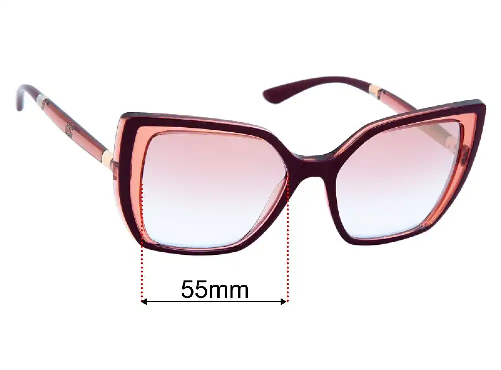 Dolce & Gabbana DG6138 Replacement Lenses 55mm Dolce & Gabbana DG6138 Replacement Lenses 55mm
