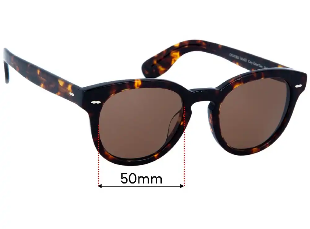 Sunglass Fix Ersatzgläser für Oliver Peoples OV5413SU Cary Grant - 50mm Wide Sunglass Fix Ersatzgläser für Oliver Peoples OV5413SU Cary Grant - 50mm Wide