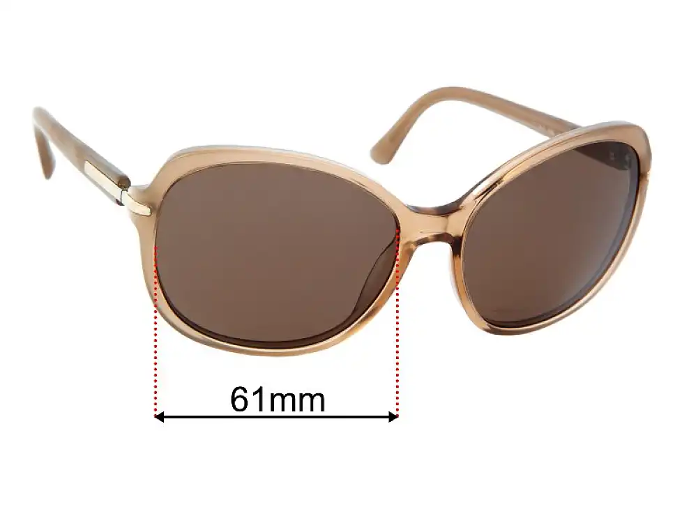 Sunglass Fix Ersatzgläser für Prada SPR04N & PR04NS - 61mm Wide Sunglass Fix Ersatzgläser für Prada SPR04N & PR04NS - 61mm Wide