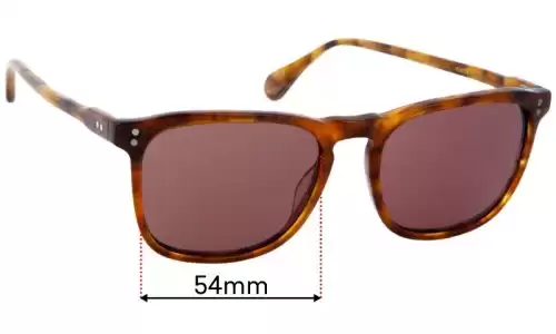 Sunglass Fix Ersatzgläser für Raen Wiley - 54mm Wide Raen Wiley Ersatzlinsen 54mm wide