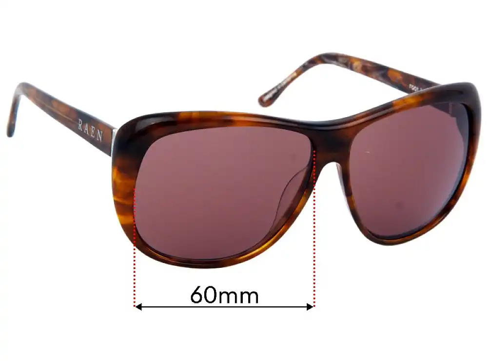 Sunglass Fix Ersatzgläser für Raen Schade - 60mm Wide Sunglass Fix Ersatzgläser für Raen Schade - 60mm Wide