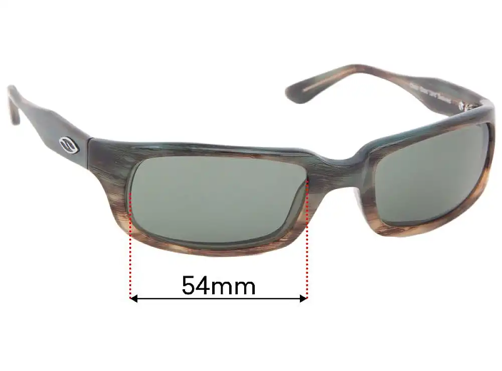 Sunglass Fix Ersatzgläser für Smith Clutch - 54mm Wide Sunglass Fix Ersatzgläser für Smith Clutch - 54mm Wide