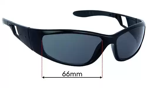 Ugly Fish PT606 Replacement Lenses 66mm Ugly Fish PT606 Replacement Sunglass Lenses - 66mm Wide