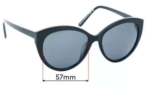 Sunglass Fix Ersatzgläser für Alex Perry AP Men Sun Rx 53 - 57mm Wide Sunglass Fix Ersatzgläser für Alex Perry AP Men Sun Rx 53 - 57mm Wide