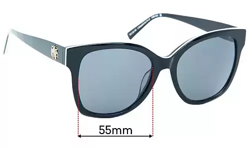 Sunglass Fix Ersatzgläser für Carla Zampatti Sun Rx 21 - 55mm Wide Carla Zampatti Sun Rx 21 Ersatzgläser 55mm wide