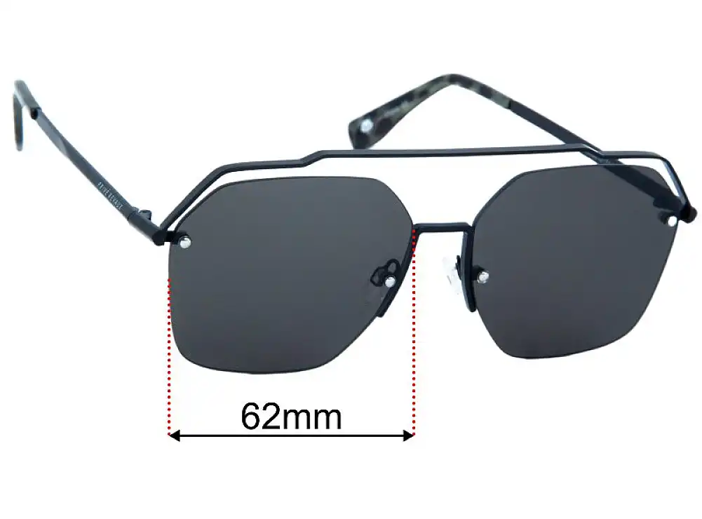 Sunglass Fix Ersatzgläser für Prive Revaux The One - 62mm Wide Sunglass Fix Ersatzgläser für Prive Revaux The One - 62mm Wide