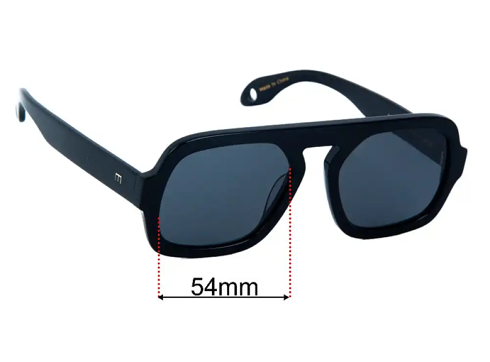 Sunglass Fix Ersatzgläser für Elisa Johnson Jane - 54mm Wide Sunglass Fix Ersatzgläser für Elisa Johnson Jane - 54mm Wide