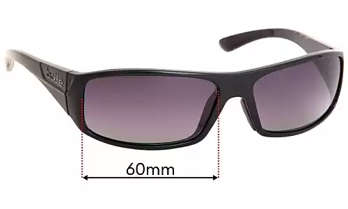 Bolle Weaver Replacement Lenses 60mm Sunglass Fix Replacement Lenses for Bolle Weaver - 60mm wide