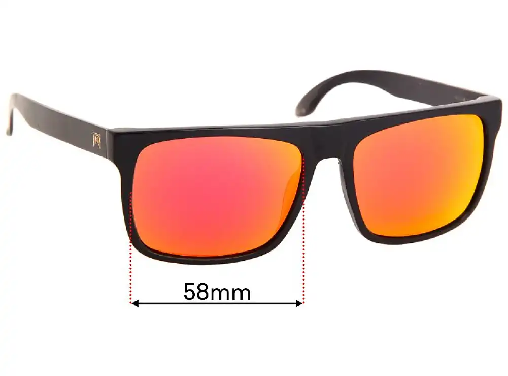 Sunglass Fix Ersatzgläser für William Painter The Level - 58mm Wide Sunglass Fix Ersatzgläser für William Painter The Level - 58mm Wide