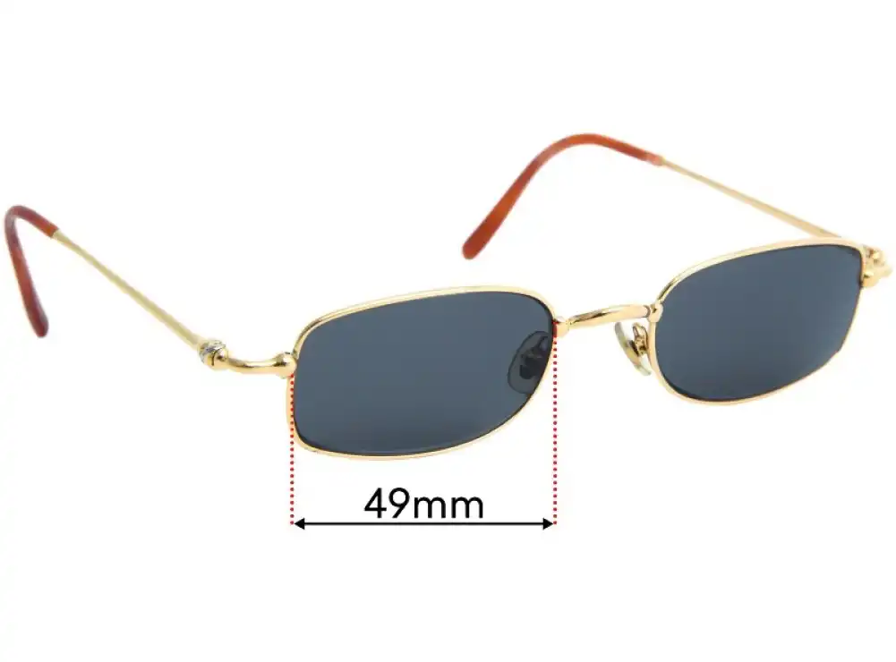 Sunglass Fix Ersatzgläser für Cartier 3499073 - 49mm Wide Sunglass Fix Ersatzgläser für Cartier 3499073 - 49mm Wide
