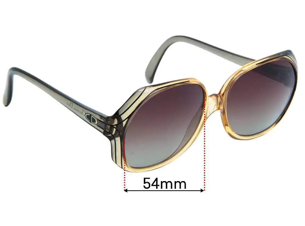 Sunglass Fix Ersatzgläser für Christian Dior 2035 - 54mm Wide Sunglass Fix Ersatzgläser für Christian Dior 2035 - 54mm Wide