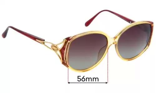 Sunglass Fix Ersatzgläser für Christian Dior CD2709 - 56mm Wide Sunglass Fix Ersatzgläser für Christian Dior CD2709 - 56mm Wide