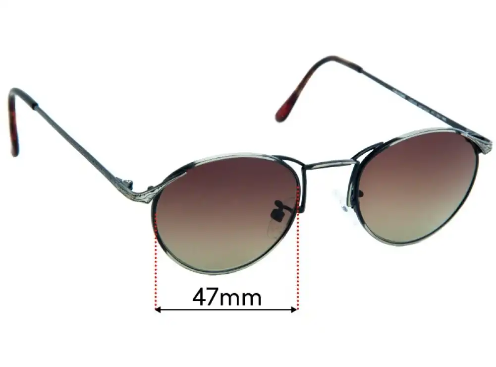 Sunglass Fix Ersatzgläser für Daniel Hunter Cheyenne - 47mm Wide Sunglass Fix Ersatzgläser für Daniel Hunter Cheyenne - 47mm Wide
