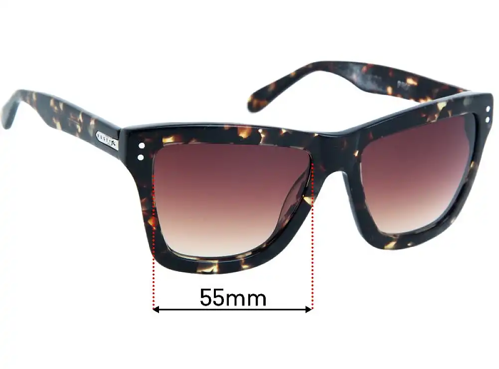 Sunglass Fix Ersatzgläser für Rusty Proud - 55mm Wide Sunglass Fix Ersatzgläser für Rusty Proud - 55mm Wide