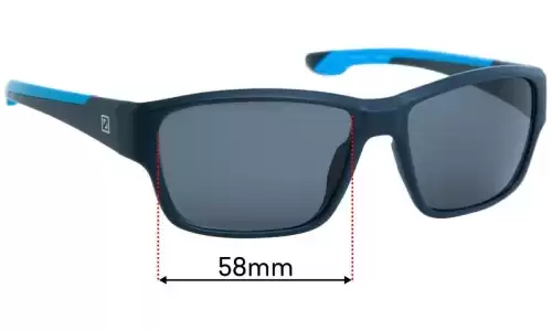 Sunglass Fix Ersatzgläser für Specsavers Hotham Sun Rx - 58mm Wide Specsavers Hotham Sun Rx Ersatzlinsen 58mm wide