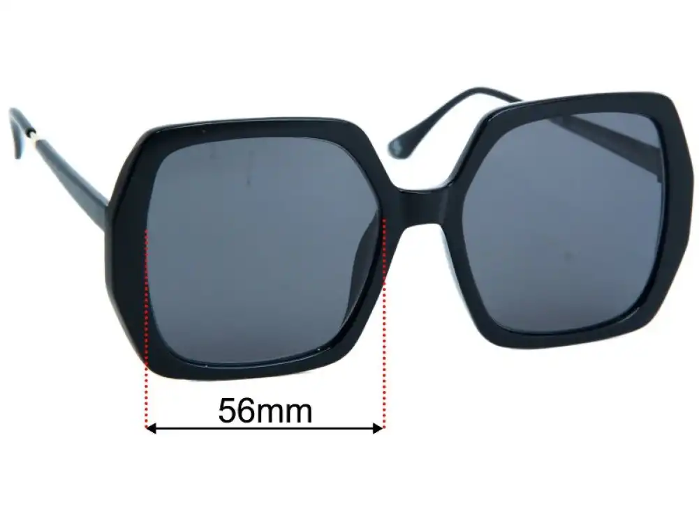 Sunglass Fix Ersatzgläser für Asos 10829709 - 56mm Wide Sunglass Fix Ersatzgläser für Asos 10829709 - 56mm Wide
