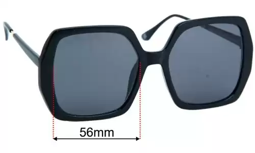 Sunglass Fix Ersatzgläser für Asos 10829709 - 56mm Wide Sunglass Fix Ersatzgläser für Asos 10829709 - 56mm Wide