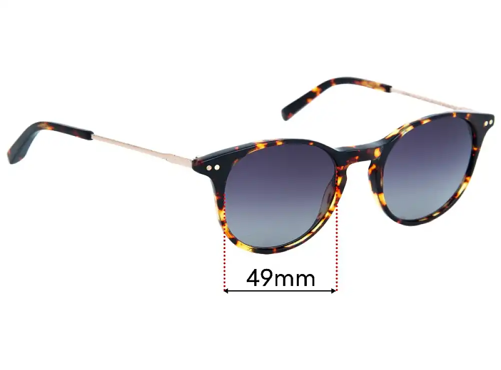 Sunglass Fix Ersatzgläser für Bailey Nelson Markova - 49mm Wide Sunglass Fix Ersatzgläser für Bailey Nelson Markova - 49mm Wide