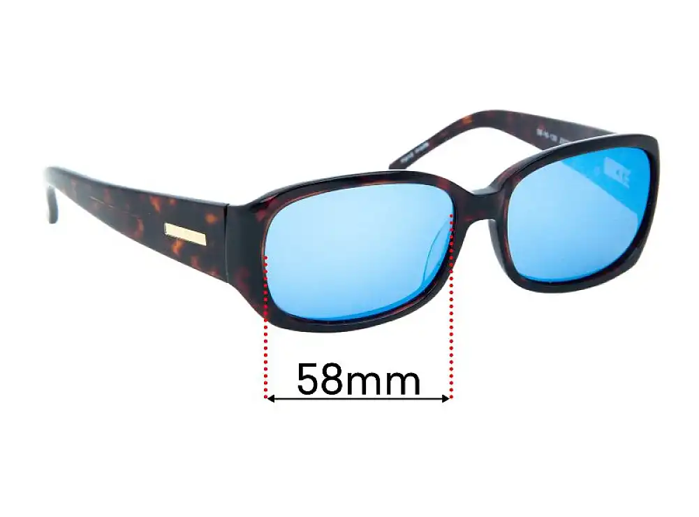 Sunglass Fix Ersatzgläser für Bill Bass Saffron - 58mm Wide Sunglass Fix Ersatzgläser für Bill Bass Saffron - 58mm Wide