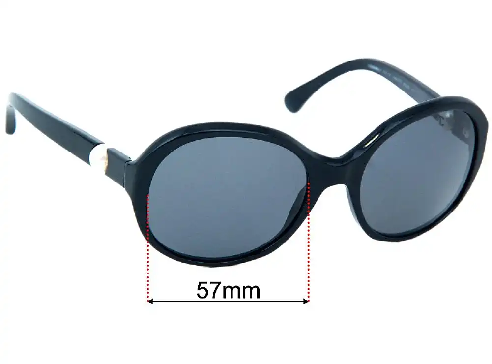 Sunglass Fix Ersatzgläser für Chanel 5211-H - 57mm Wide Sunglass Fix Ersatzgläser für Chanel 5211-H - 57mm Wide