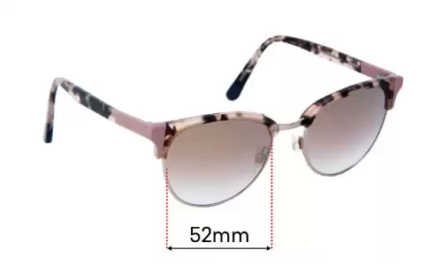 Sunglass Fix Ersatzgläser für Gant GA8063 - 52mm Wide Sunglass Fix Ersatzgläser für Gant GA8063 - 52mm Wide