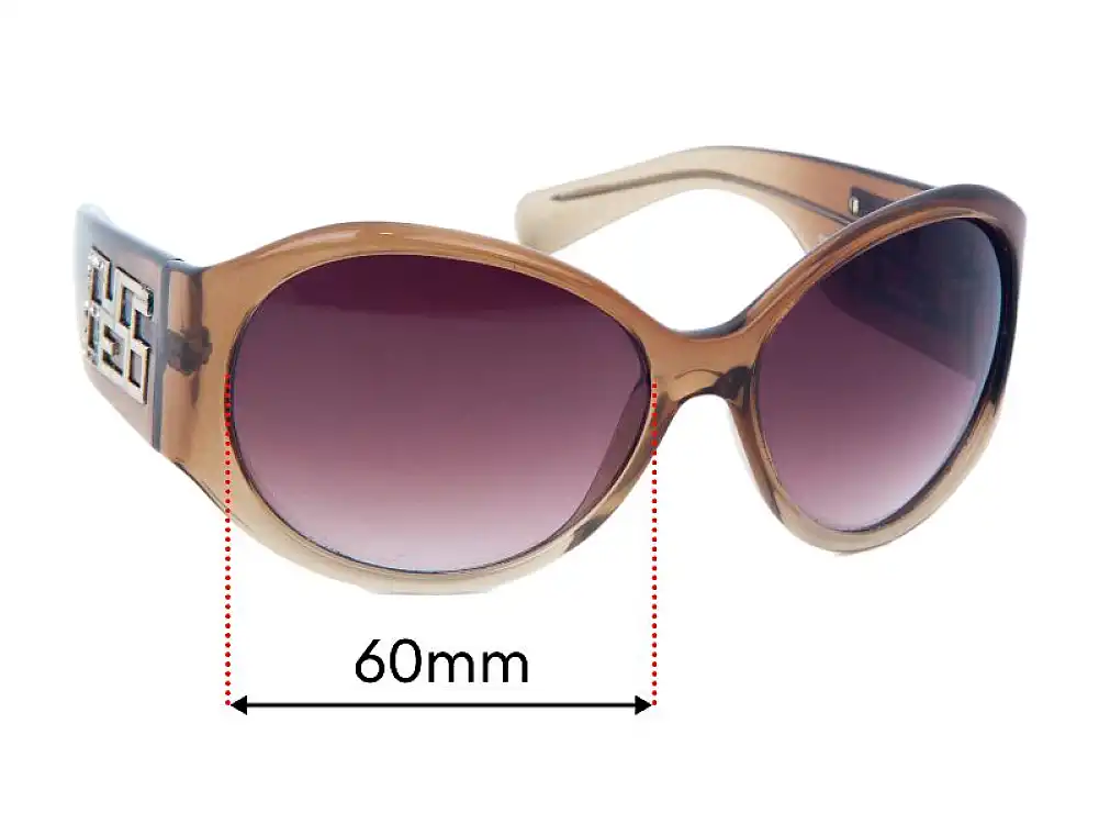Sunglass Fix Ersatzgläser für Guess GU6477 - 60mm Wide Sunglass Fix Ersatzgläser für Guess GU6477 - 60mm Wide