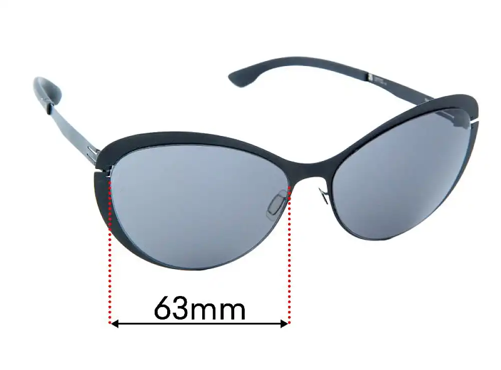 Sunglass Fix Ersatzgläser für IC! Berlin Mauerpark - 63mm Wide Sunglass Fix Ersatzgläser für IC! Berlin Mauerpark - 63mm Wide