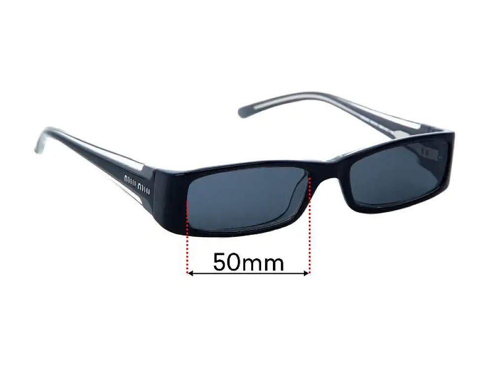 Sunglass Fix Ersatzgläser für Miu Miu VMU01D - 50mm Wide Sunglass Fix Ersatzgläser für Miu Miu VMU01D - 50mm Wide
