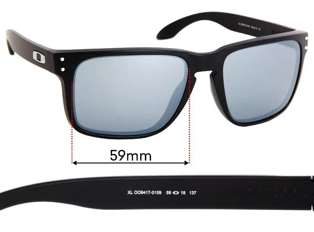 Sunglass Fix Ersatzgläser für Oakley Holbrook XL OO9417 - 59mm Wide Sunglass Fix Ersatzgläser für Oakley Holbrook XL OO9417 - 59mm Wide