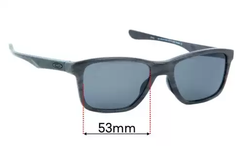 Sunglass Fix Ersatzgläser für Oakley Trim Plane OX8107 - 53mm Wide Oakley Trim Plane OX8107 Ersatzlinsen 53mm wide
