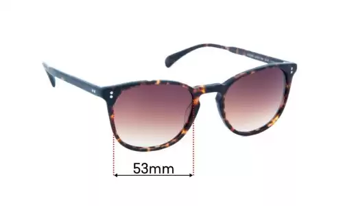 Sunglass Fix Ersatzgläser für Oliver Peoples OV5298SU Finley - 53mm Wide Oliver Peoples OV5298SU Finley Ersatzlinsen 53mm wide