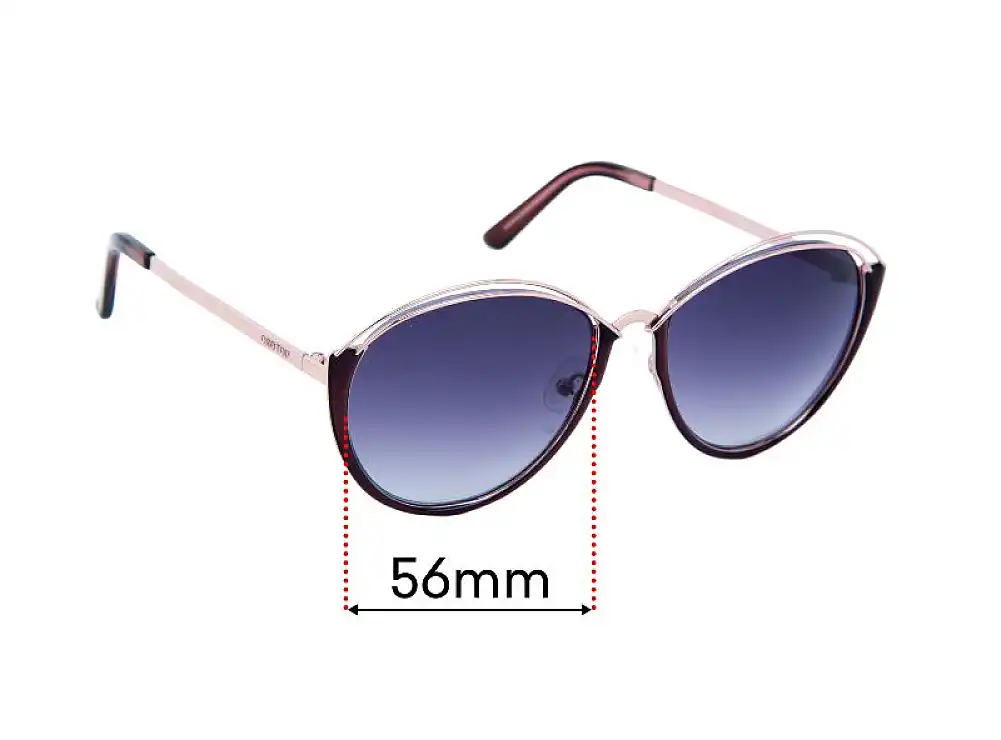 Sunglass Fix Ersatzgläser für Oroton Toulouse - 56mm Wide Sunglass Fix Ersatzgläser für Oroton Toulouse - 56mm Wide