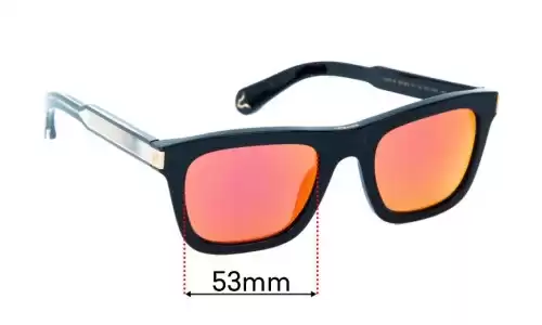 Sunglass Fix Ersatzgläser für Police Lewis 16 SPLB32 - 53mm Wide Sunglass Fix Ersatzgläser für Police Lewis 16 SPLB32 - 53mm Wide