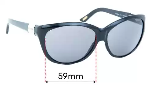 Sunglass Fix Ersatzgläser für Polo RA 5060 - 59mm Wide Polo RA 5060 Ersatzlinsen 59mm wide