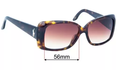 Sunglass Fix Ersatzgläser für Polo RL 8073 - 56mm Wide Polo RL 8073 Ersatzlinsen 56mm wide