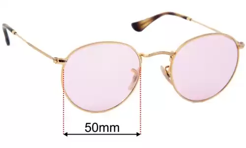 Sunglass Fix Ersatzgläser für Ray-Ban RB3447V - 50mm Wide Ray-Ban RB3447V Ersatzlinsen 50mm wide