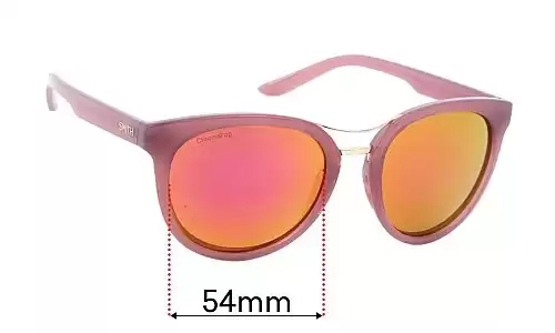 Sunglass Fix Ersatzgläser für Smith Bridgetown - 54mm Wide Smith Bridgetown Ersatzlinsen 54mm wide