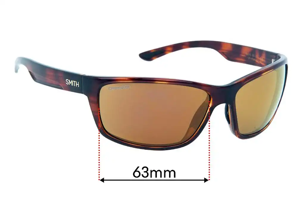 Sunglass Fix Ersatzgläser für Smith Redmond - 63mm Wide Sunglass Fix Ersatzgläser für Smith Redmond - 63mm Wide