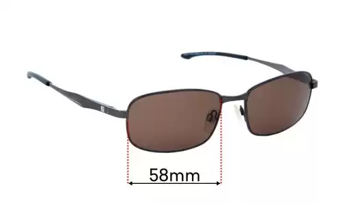 Sunglass Fix Ersatzgläser für Specsavers Gingera - 58mm Wide Specsavers Gingera Ersatzlinsen 58mm wide