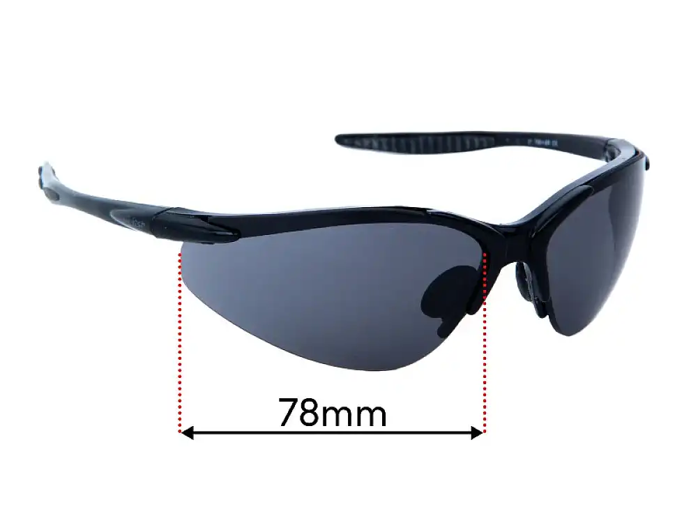 Sunglass Fix Ersatzgläser für Ugly Fish PE/SUN 0177 - 78mm Wide Sunglass Fix Ersatzgläser für Ugly Fish PE/SUN 0177 - 78mm Wide