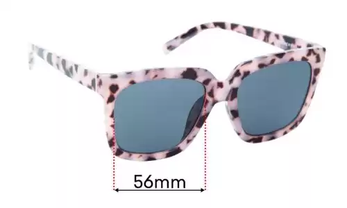 Sunglass Fix Ersatzgläser für Witchery Nina - 56mm Wide Sunglass Fix Ersatzgläser für Witchery Nina - 56mm Wide